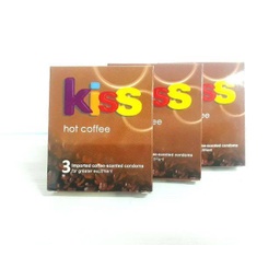 Kiss - Premium Condom - Hot Coffee - Brown (1Box)