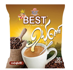 Best - 3 in 1 Coffee Mix - Shal Kaw (25gx30sachets)