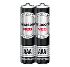 Panasonic - Battery AAA (2pcs) - Black