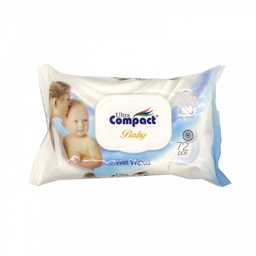 Ultra Compact - Baby Wet Wipes - Blue (72pcs)