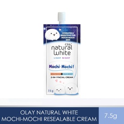 OLAY - Natural White - Light Night - Mochi - 2-In-1 Facial Cream (7.5g)