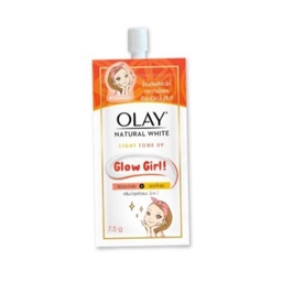 OLAY - Natural White - Light Tone Up - Glow Girl - 2-In-1 Facial Cream (7.5g)