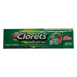 Clorets - Original Mint Flavour Stick Gum - Green - New (13.5g)