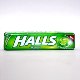 Halls - Fresh Lime Flavoured Candy - Green (27.9g)