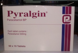 Pyralgin - Paracetamol (1 Card-10 Pcs)