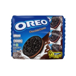 Oreo - Chocolate Sandwich Cookie With Chocolate Creme (9 x 28.5g / 256.5g)