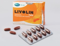 Livolin Forte - Hepatotonic Phospholipids with Vitamins (10 Tablet in 1 Card)