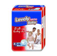 Lovely Baby - Pull Up Baby Diaper - 4XL (8pcs)